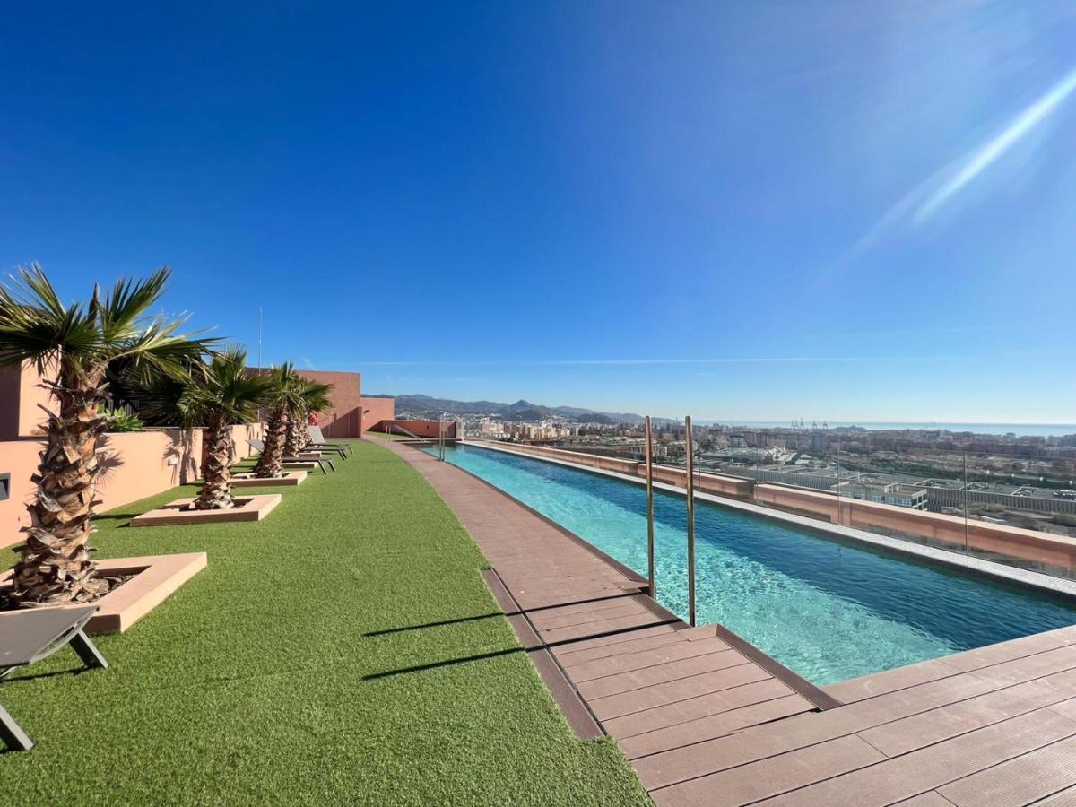 Sky Garden & Seasonal Pool Views By Ele Apartments Malaga Ngoại thất bức ảnh